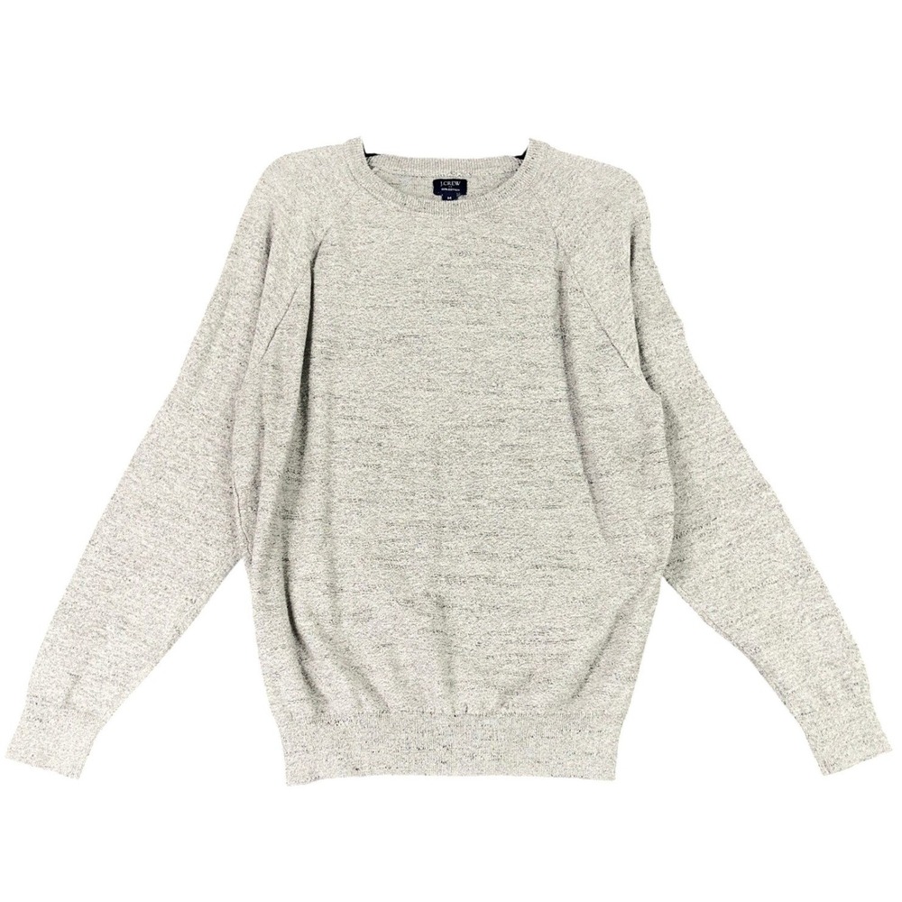 J.Crew Cotton Crewneck Sweater Womens M Preppy Minimalist Old Money Aesthetic